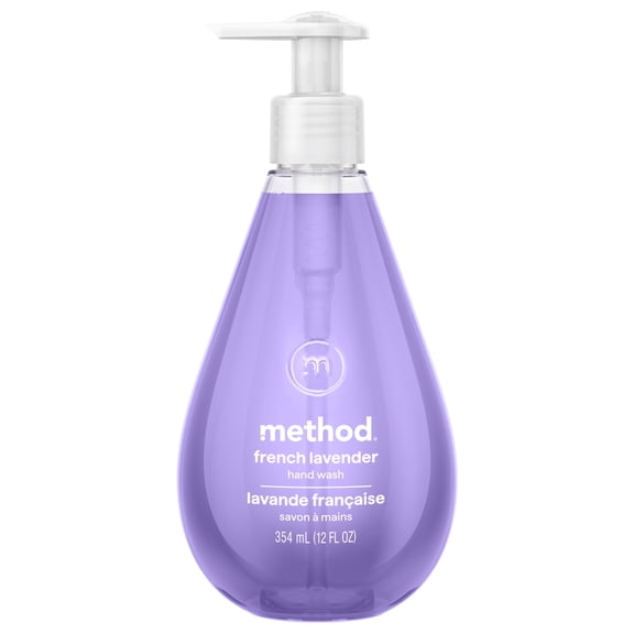 method Gel Hand Wash, French Lavender- Gently Cleans & Softens Hands, Made Without Parabens, Lavender, Bergamot & Chamomile Notes, 12 fl oz