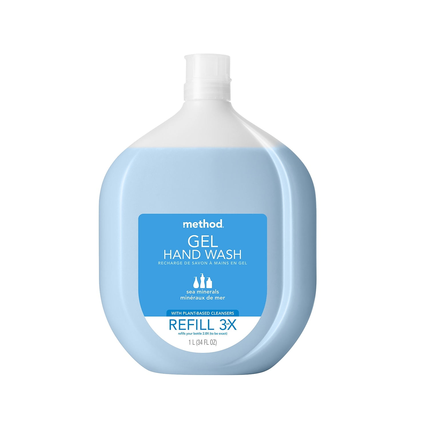 Method Gel Hand Soap Refill Sea Minerals 34 Fl. Oz. (328105)