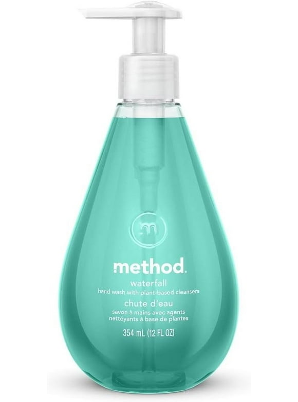 Method Gel Hand Soap, Waterfall, Biodegradable Formula, 12 oz, (Pack of 1)