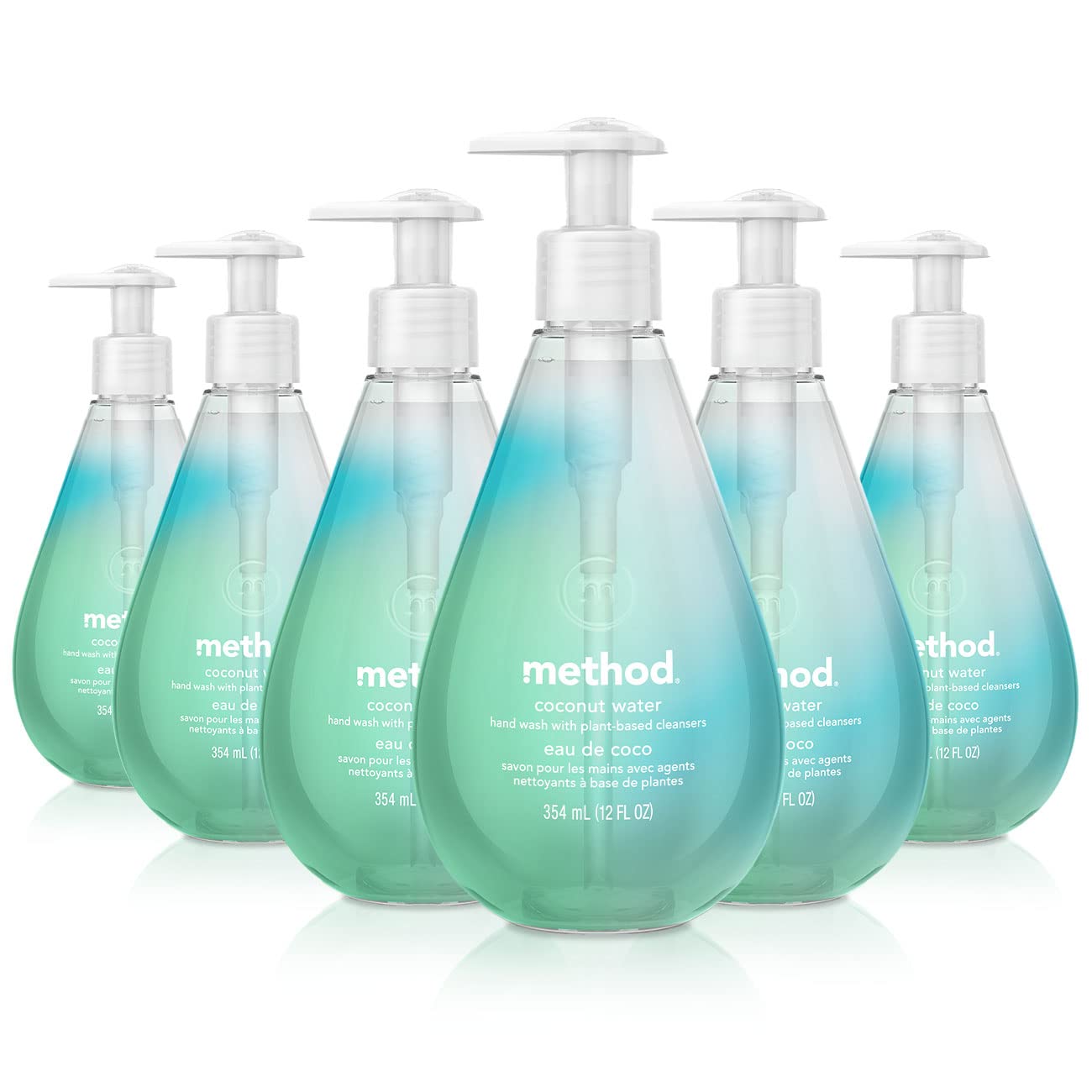 Method Gel Hand Wash, Coconut Water, Biodegradable Formula, 12 fl oz