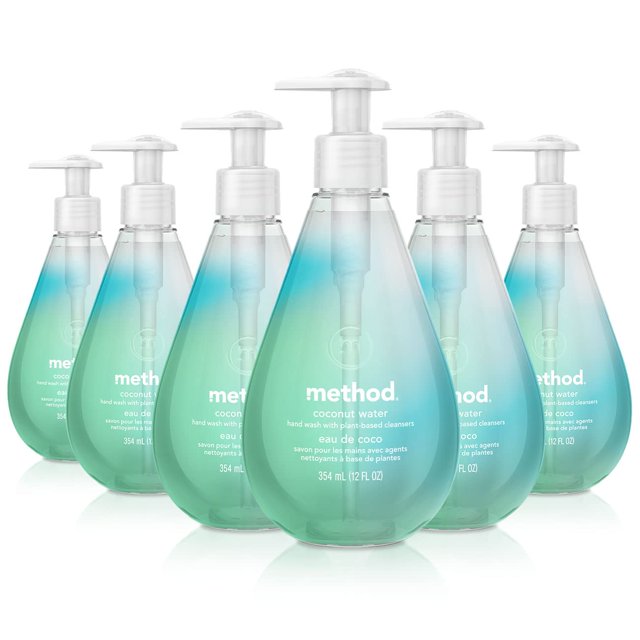 Method Gel Hand Wash, Coconut Water, Biodegradable Formula, 12 fl oz