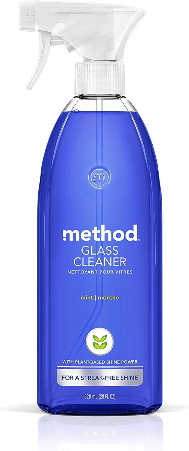 Method Glass Cleaner, Mint, 28 Ounces, 1 pack, Packaging May Vary