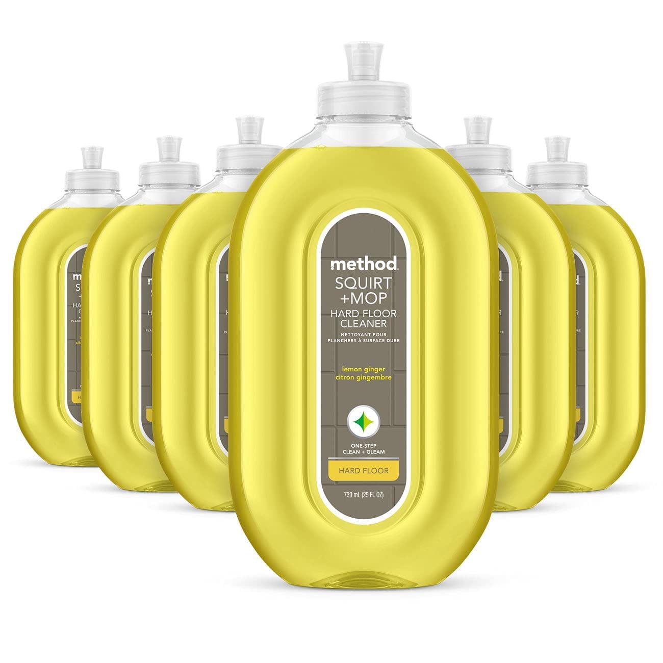 Method Hardwood Floor Cleaner Squirt + Mop Bottle, Lemon Ginger, For ...