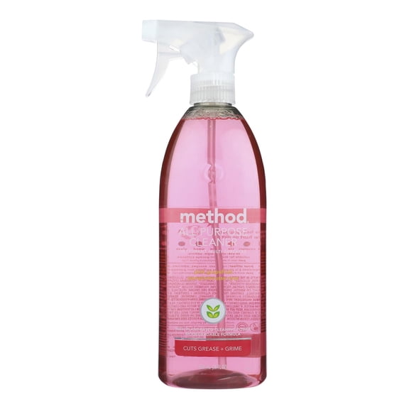 Method Home Car - Spray All Purpose Cleaner Pink Grapefruit - 28 Oz, Case of 8