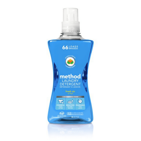 Method Laundry Detergent, Fresh Air, 66 Loads 53.5 Oz