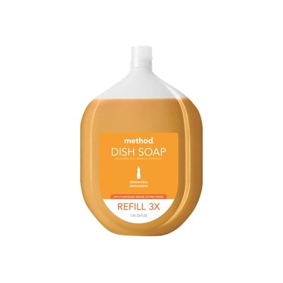 Method - Detergent refill - bottle - 0.4 gal - clementine