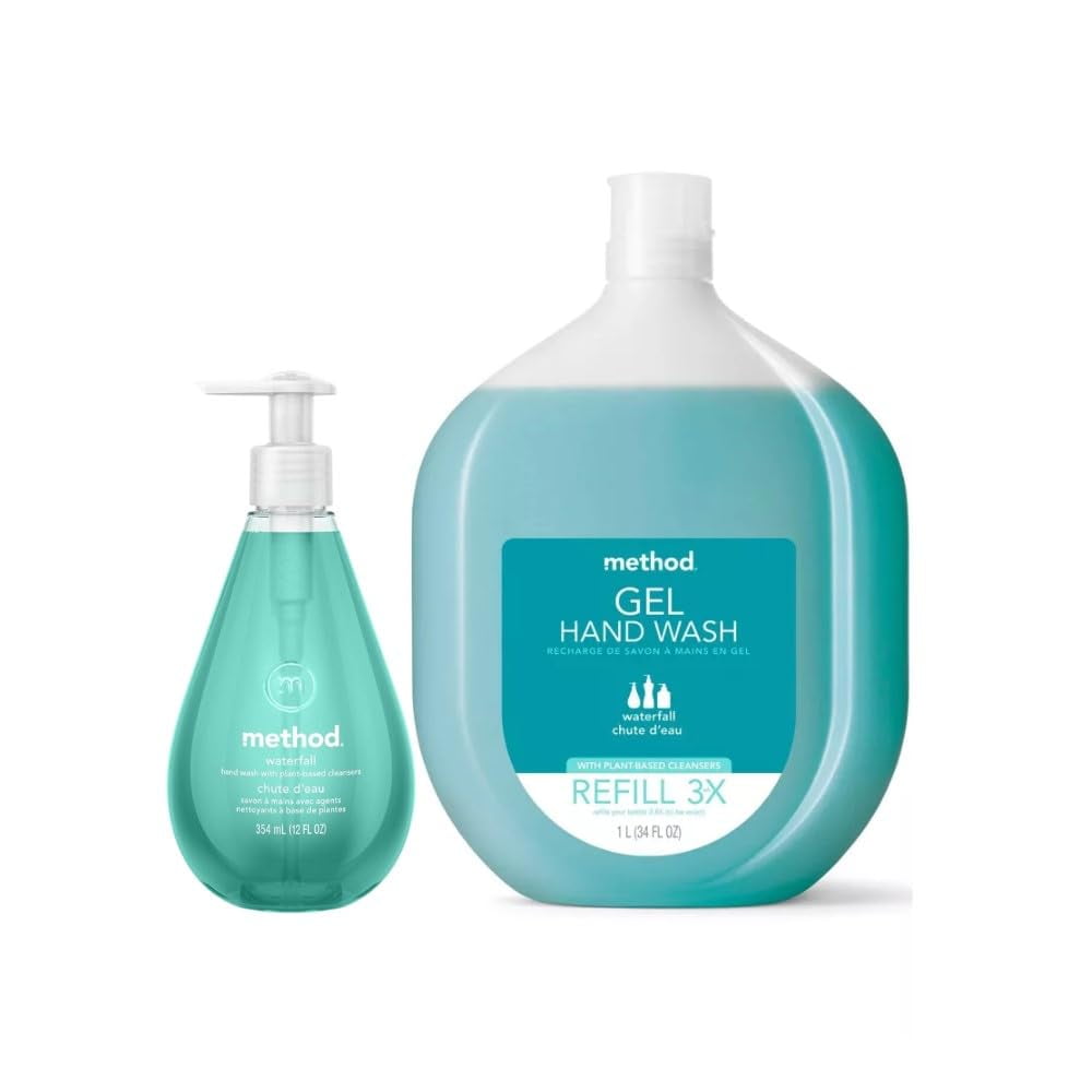 Method Liquid Hand Soap Variety, 1 Waterfall Hand Soap 12 Oz, 1