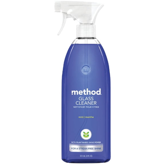 Method Mint Glass Surface Cleaner - Streak-Free, Light Blue, 1 Each