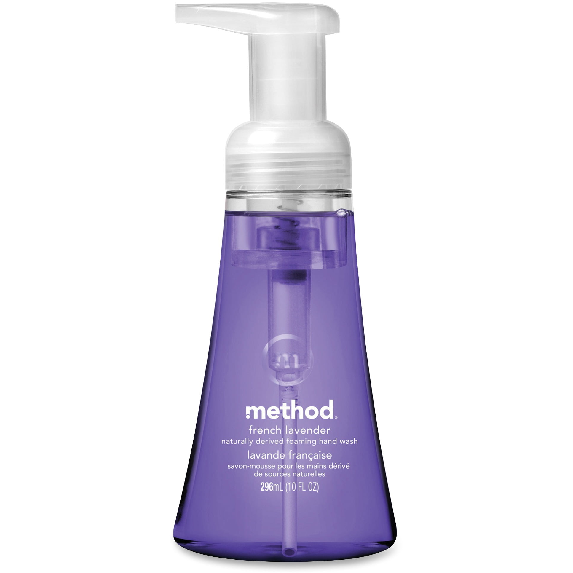 Method, MTH00363CT, French Lavender Foaming Hand Wash, 6 / Carton, Lavender, 10 fl oz (295.7 mL)