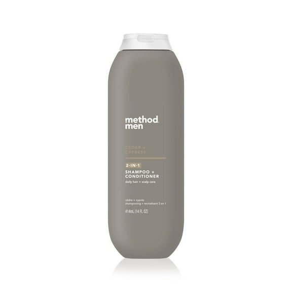 Method Men 2-in-1 Shampoo + Condtioner, Cedar + Cypress, 14 oz.
