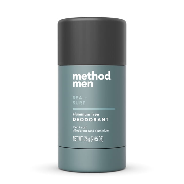 Method Men Aluminum Free Deodorant, Sea + Surf, 2.65 oz - Walmart ...