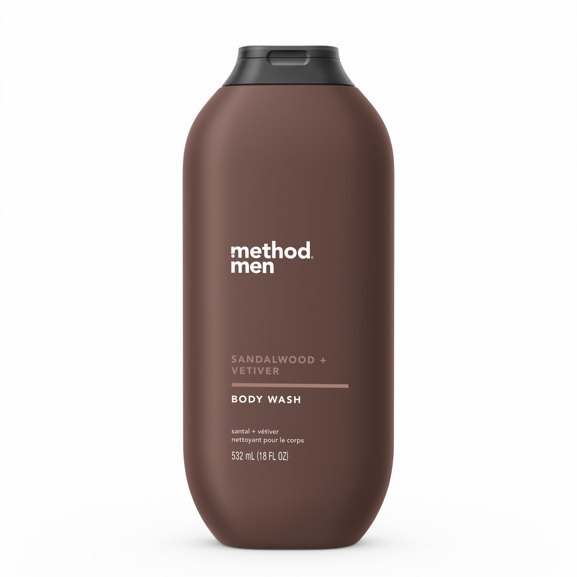 Method Men Body Wash, Sandalwood + Vetiver, 18 oz