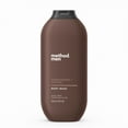 Method Men Body Wash, Sandalwood + Vetiver Subtle Woodsy Warm Scent, 18