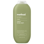 method men's Body Wash, Juniper + Sage - Moisturizes & Cleanses, Made without Parabens or Phthalates, Cruelty-Free, 18 fl oz