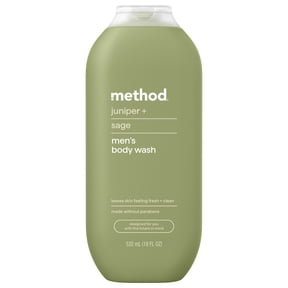 method men's Body Wash, Juniper + Sage - Moisturizes & Cleanses, Made without Parabens or Phthalates, Cruelty-Free, 18 fl oz