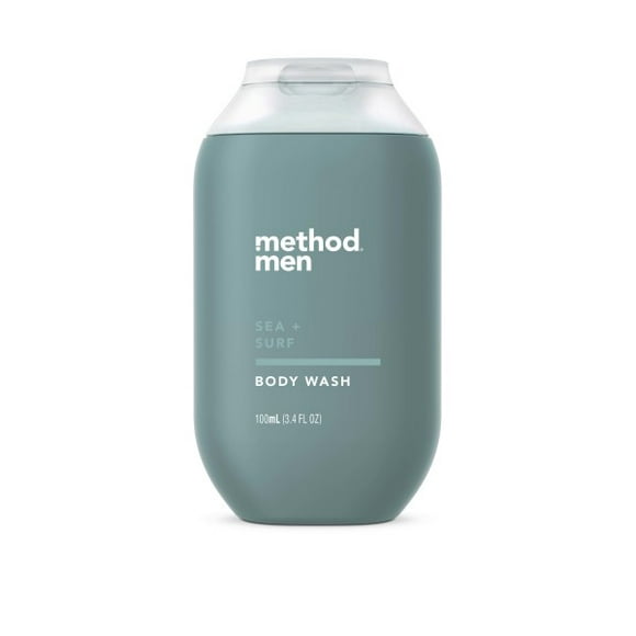 Method Men, Trial Size Body Wash, Sea + Surf, 3.4oz