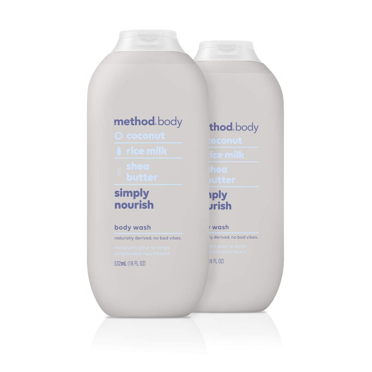 Method Method Body Wash, Simply Nourish, 18Oz, 2 Pack, Simply Nourish