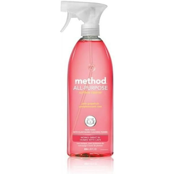 Method Pink Grapefruit All-Purpose Surface Cleaner, 28 fl. oz.