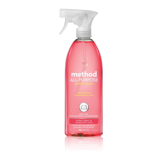 Method Pink Grapefruit All-Purpose Surface Cleaner for Cat, 28 fl. oz.