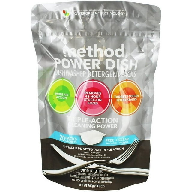 Method Power Dish Free &amp;amp;amp; Clear Scent Pods Dishwasher