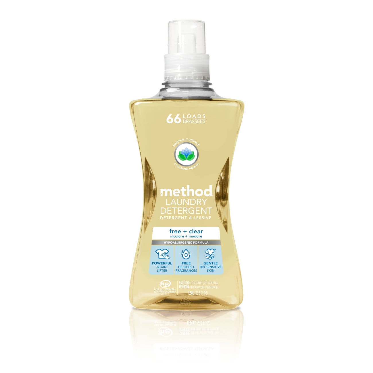 Method Products Inc Laundry Detergent Free and Clear 4X 53.5 fl