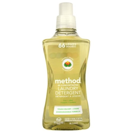 Method Products Inc. Mt 4X Concentrated Laundry Detergent- Free & Clear