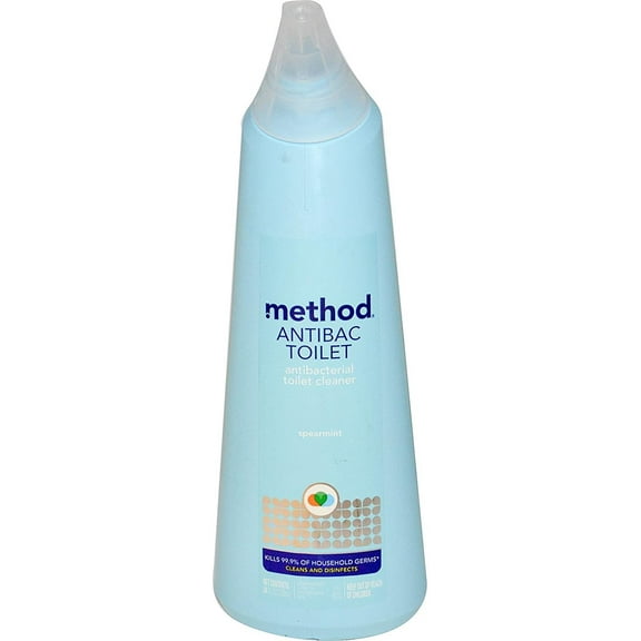 Method Antibacterial Toilet Bowl Cleaner, Spearmint - Naturally-Derived - 28-oz