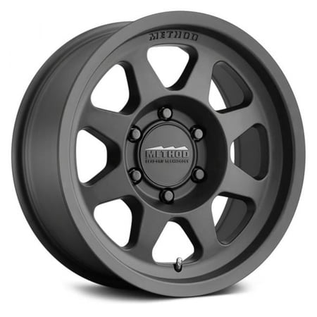 Method Race Wheels 17 x 7.5 in., Plus 50 Offset, MR701 6 x 130 mm Bolt Pattern Wheel, Matte Black - 84.1 mm Hub