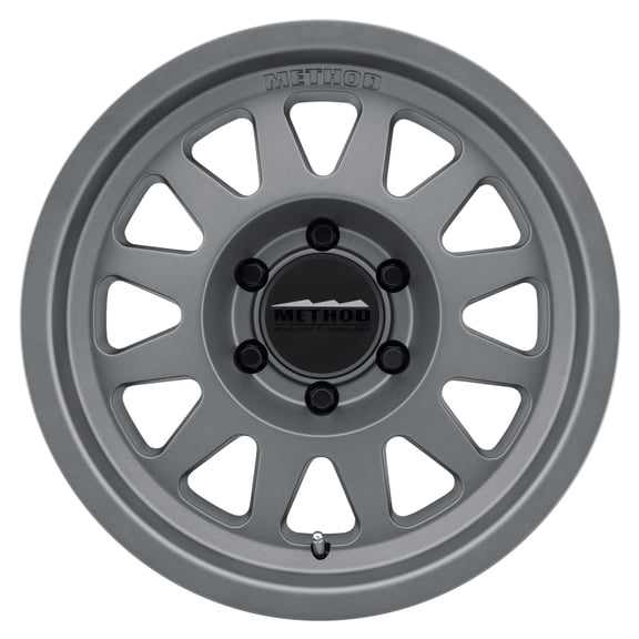 Method Race Wheels 17" x 8.5" Mr704 Automotive Rim, 6 x 139.7 0ET 106.25mm Matte Titanium Fits select: 2000-2023 CHEVROLET SILVERADO, 1996-2023 TOYOTA TACOMA