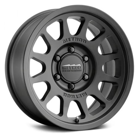 Method Race Wheels 17 x 8.5 in. 0 mm Offset 8 x 165.1 mm Bolt Pattern 130.81 mm Center Bore Wheel Rim, Matte Black