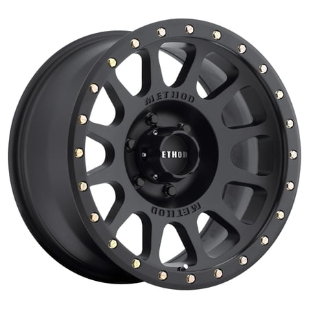 Method Race Wheels Cast Aluminum 16x8 Wheel 6x139.7 Rim, Matte Black, 0 offset