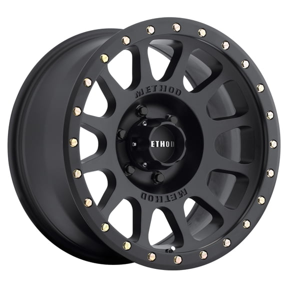 Method Race Wheels Cast Aluminum 16x8 Wheel 6x139.7 Rim, Matte Black, 0 offset