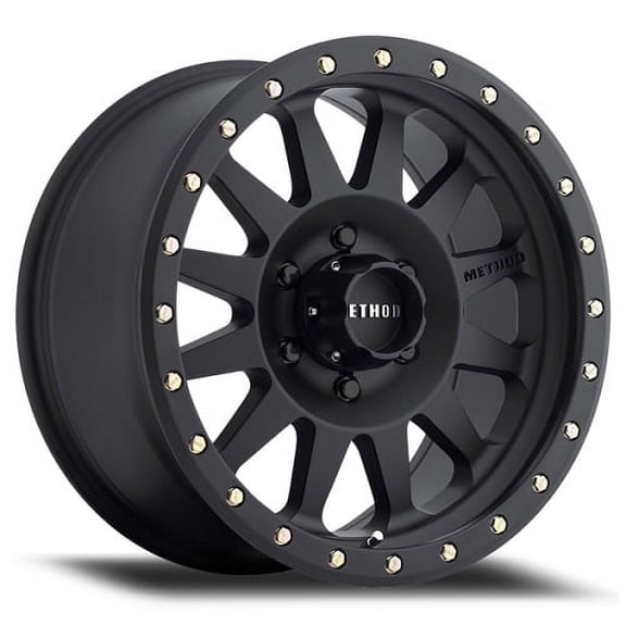 Method Race Wheels MR304 Double Standard 17x8.5 8x170 0et 130.81mm Matte Black Wheel Fits select: 1999-2023 FORD F250, 1999-2022 FORD F350