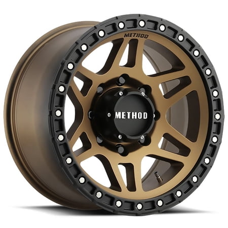 Method Race Wheels MR312 18X9 6X135 18Et 87mm Method Bronze/Black Street Loc Wheel Fits select: 2004-2023 FORD F150, 2003-2023 FORD EXPEDITION