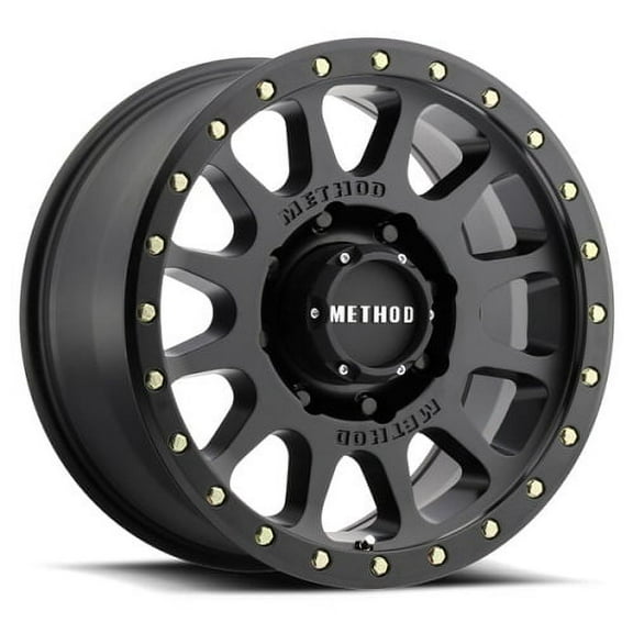 Method Race Wheels mr305 nv hd 17x8.5 8x170 0et 130.81mm matte black wheel Fits select: 1999-2023 FORD F250, 1999-2022 FORD F350