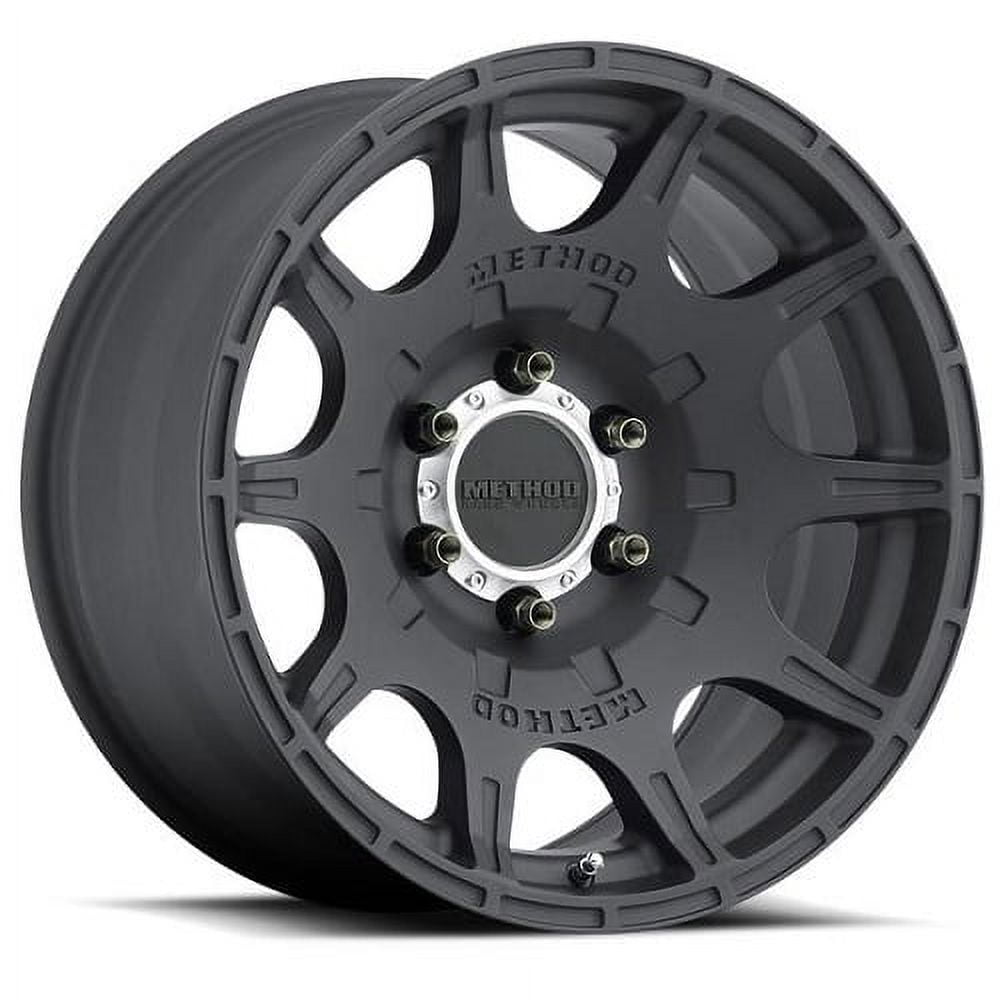 Method Race Wheels mr308 roost 17x8.5 5x127 0et 71.5mm matte black wheel Fits select: 2015-2019,2021 JEEP WRANGLER UNLIMITED