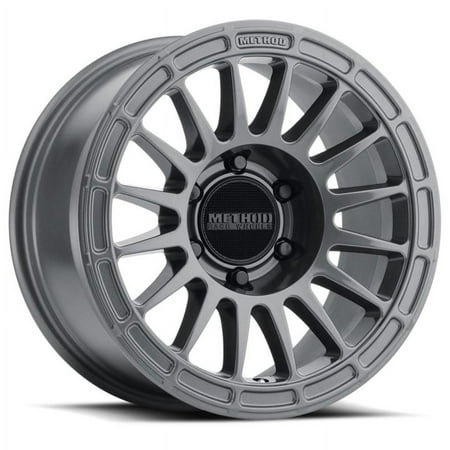 Method Race Wheels mr314 18x9 8x180 18et 130.81mm gloss titanium wheel Fits select: 2011-2023 CHEVROLET SILVERADO, 2011-2023 GMC SIERRA