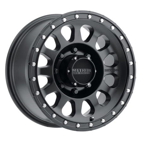 Method Race Wheels mr315 17x8.5 8x165.1 0et 130.81mm matte black wheel Fits select: 2013-2023 RAM 2500, 2000-2010 CHEVROLET SILVERADO