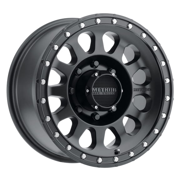 Method Race Wheels mr315 17x8.5 8x165.1 25et 130.81mm matte black wheel Fits select: 2013-2023 RAM 2500, 2000-2010 CHEVROLET SILVERADO