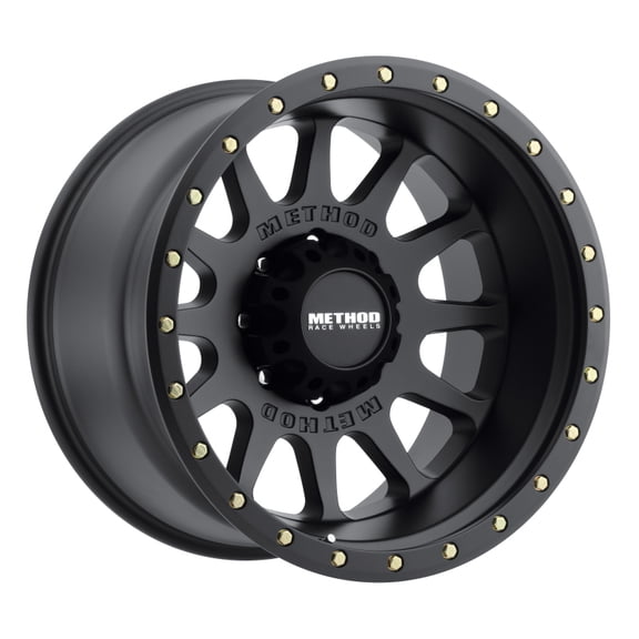 Method Race Wheels mr605 nv 20x9 8x165.1 -12et 121.3mm matte black wheel Fits select: 2013-2023 RAM 2500, 2000-2010 CHEVROLET SILVERADO