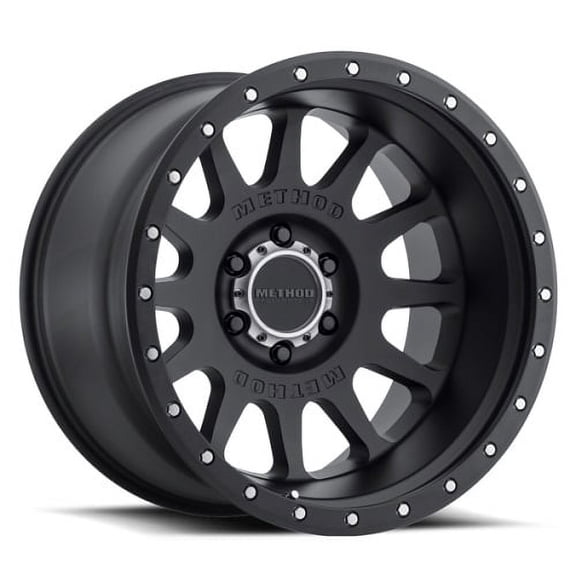 Method Race Wheels mr605 nv 20x9 8x170 -12et 124.9mm matte black wheel Fits select: 1999-2023 FORD F250, 1999-2023 FORD F350
