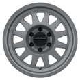 thumbnail image 1 of Method Race Wheels mr704 17x8.5 5x127 0et 71.5mm matte titanium wheel Fits select: 2015-2019,2021 JEEP WRANGLER UNLIMITED, 1 of 2