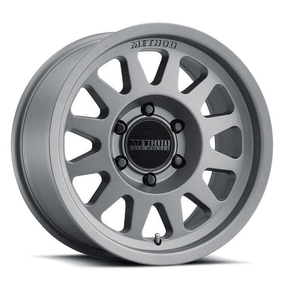 Method Race Wheels mr704 17x8.5 5x127 0et 71.5mm matte titanium wheel Fits select: 2015-2019,2021 JEEP WRANGLER UNLIMITED