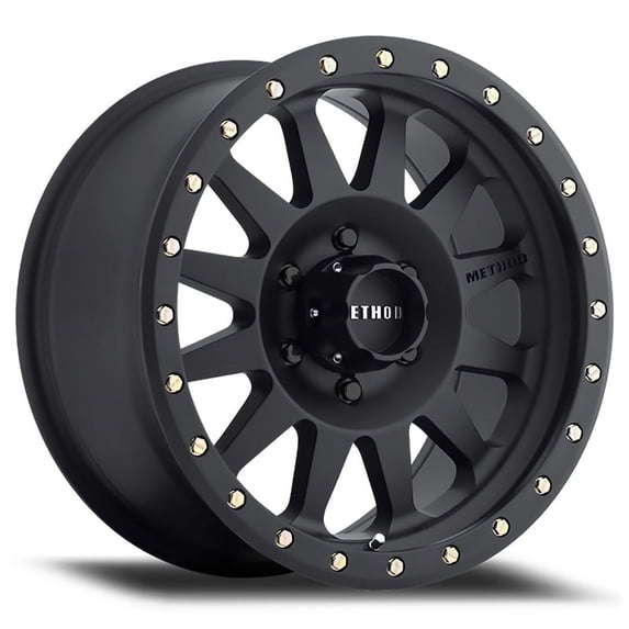 Method Race mr304 double standard 15x10 5x114.3 -50et 83mm matte black wheel Fits select: 1996-2015 TOYOTA TACOMA, 1988-2011 FORD RANGER
