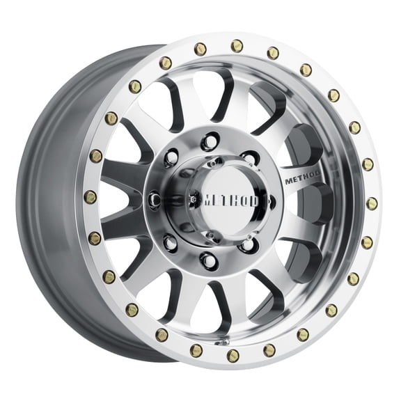 Method Race mr304 double standard 17x8.5 8x165.1 0et 130.81mm machined wheel Fits select: 2013-2023 RAM 2500, 2000-2010 CHEVROLET SILVERADO