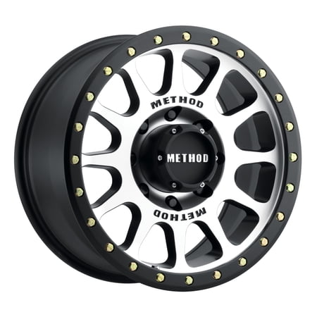 Method Race mr305 nv 17x8.5 8x165.1 0et 130.81mm machined/black street loc wheel Fits select: 2013-2023 RAM 2500, 2000-2010 CHEVROLET SILVERADO