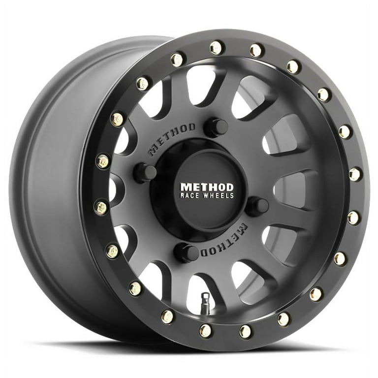 Method Race mr401 utv beadlock 15x7 4x136 13et 106mm titanium matte black  wheel 