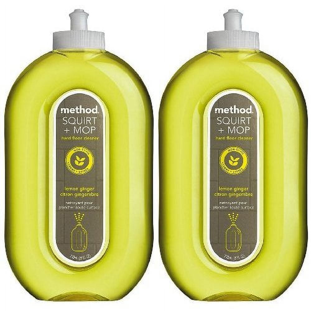 Method Squirt + Mop Hard Floor Cleaner - Lemon Ginger – 25oz
