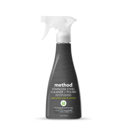 Method Stainless Steel Cleaner + Polish, Apple Orchard, 14  fl oz