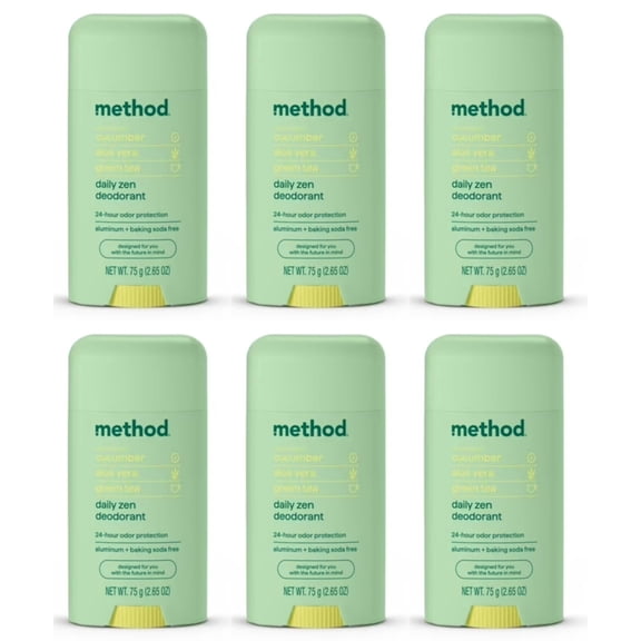 Method Stick Deodorant, Daily Zen 24 Hour Odor Protection, 2.65 oz